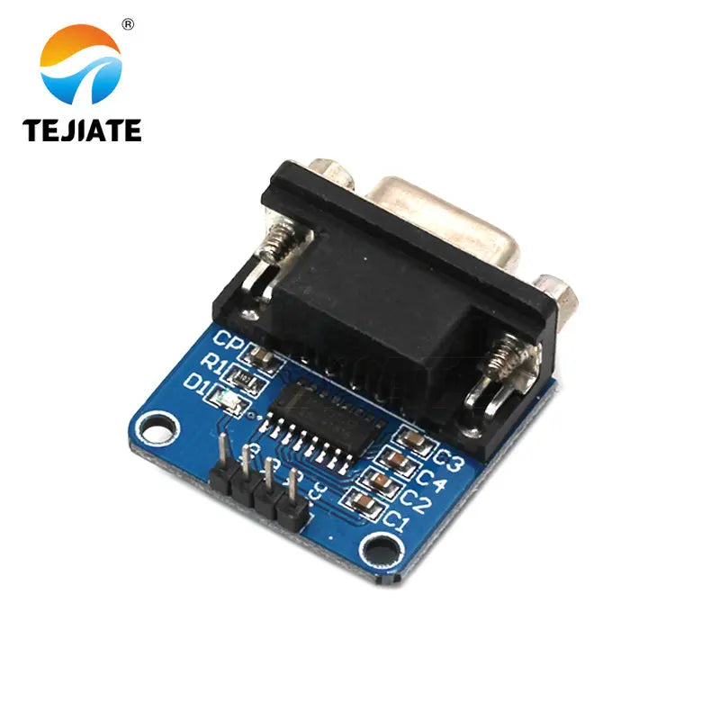 1PCS RS232 To TTL Refresh Module Generation Two Serial Port Download Line Reflesh-board MAX3232 With 4 DuPont Wires