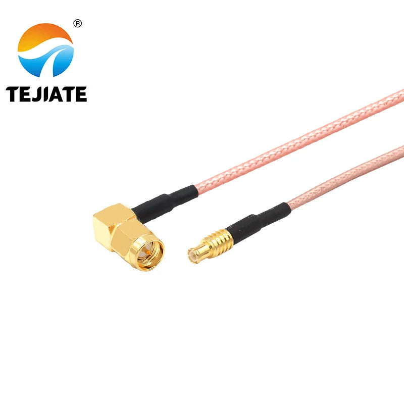 1PCS TEJIATE Adapter Cable MCX To SMA MCX-J Convert SMA-JW 8-90CM 1M 1.5M 2M Length Connector RG316 Wire