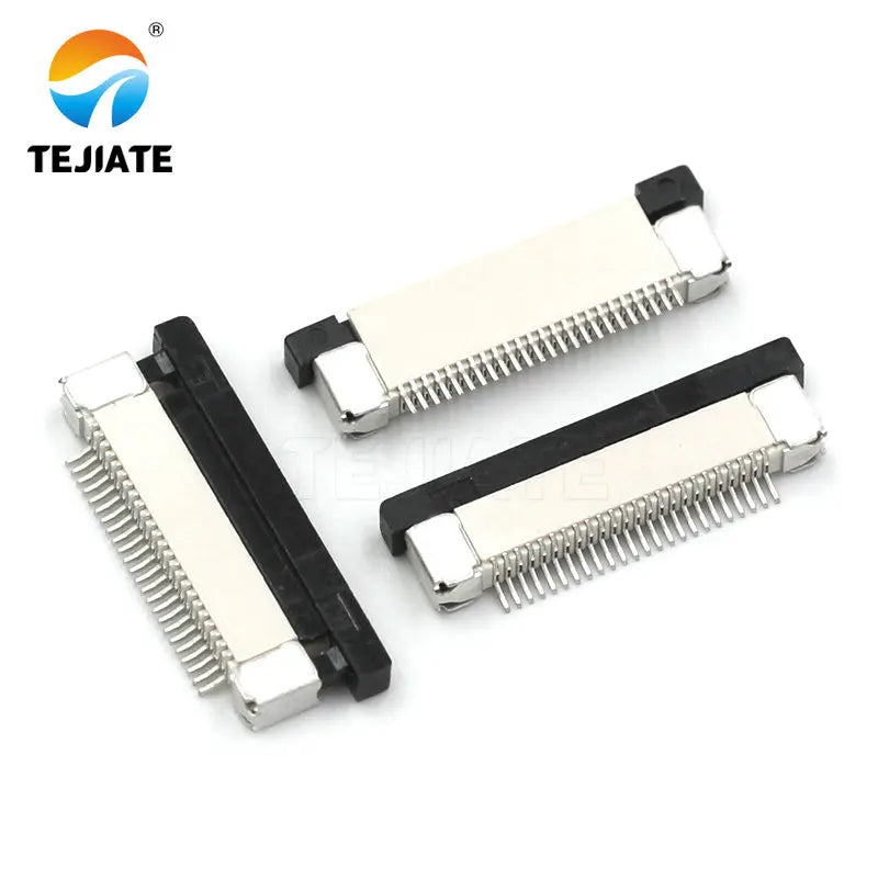 10PCS FFC/FPC Connector Flat Cable Socket 0.5MM Adapter 22/24/26/28/30/32/34/40/45/50/54/60P Down Drawer Type Plug Kit