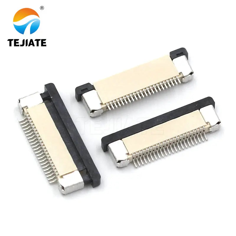 10PCS FFC/FPC Connector Flat Cable Socket 0.5MM Adapter 22/24/26/28/30/32/34/40/45/50/54/60P Down Drawer Type Plug Kit