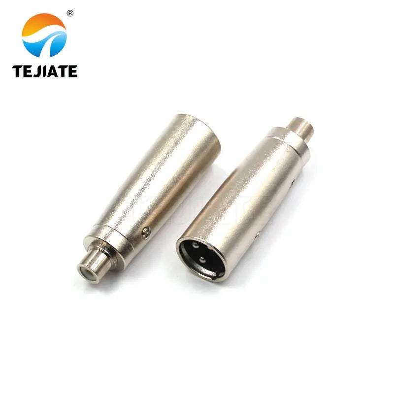 1PCS Three-core Cannon To RCA Microphone Adapter KK-JJ-JK 6.3/6.55MM Audio Connector