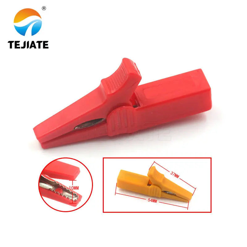 1PCS Alligator Clip Sheath Clip Small Battery Wire Power Clip Grounding Test Clip Gun Type Alligator Clip Test Line All Copper