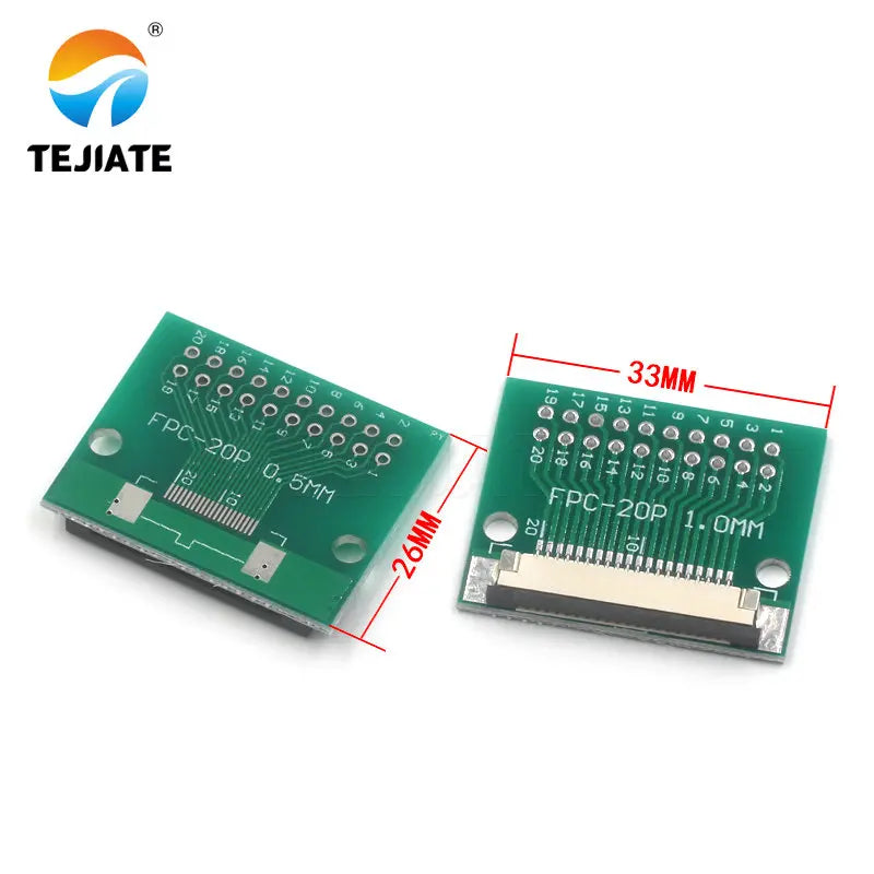 DIY FPC/FFC adapter board 1.0mm connector 6P 8P 10P 12P 20P 24P 26P 30P 34P 40PIN