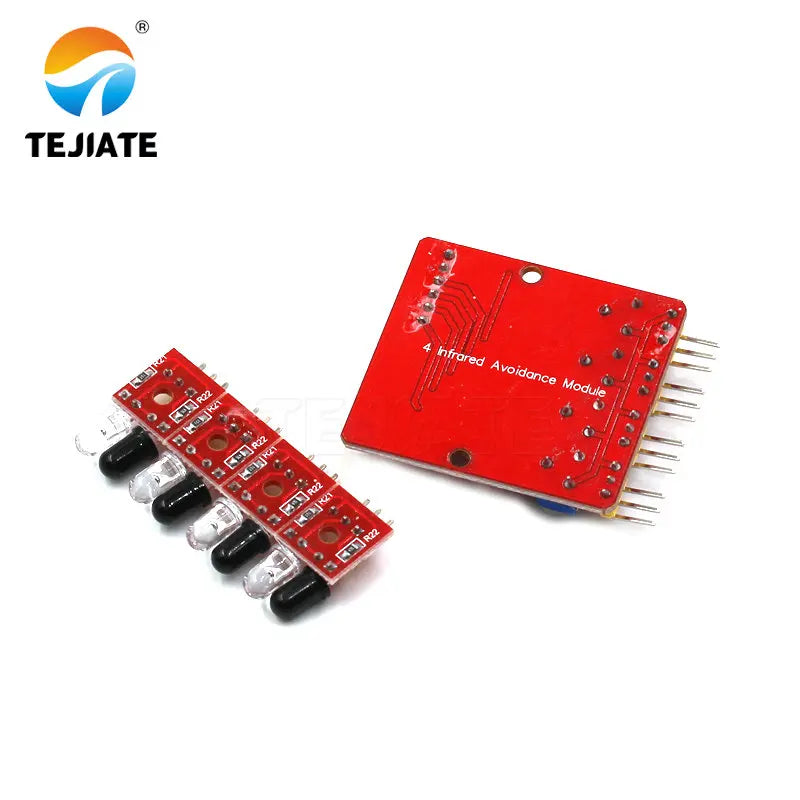 1PCS Tracking/Avoiding Obstacle Sensor Module Four Way Infrared Patrol Modular Device Robot Intelligent Toy Car
