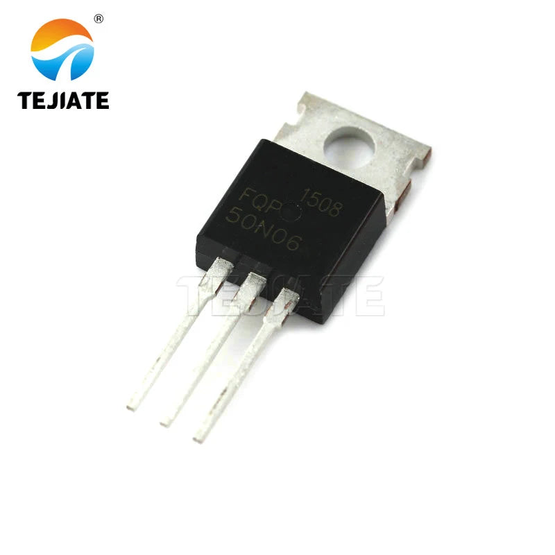 10Pcs/lot FQP50N06 TO220 50N06 MOSFETl FQP50N06