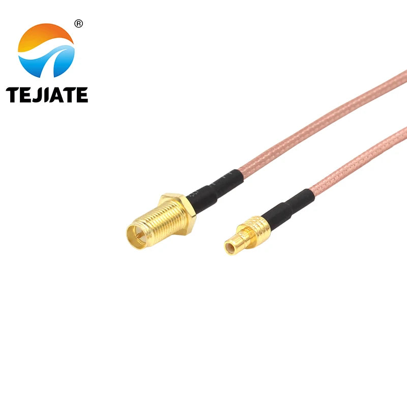 1PCS TEJIATE Adapter Cable SMB To RPSMA Type SMB-J Convert RPSMA-KY 8-90CM 1M 1.5M 2M Length Connector RG316 Wire