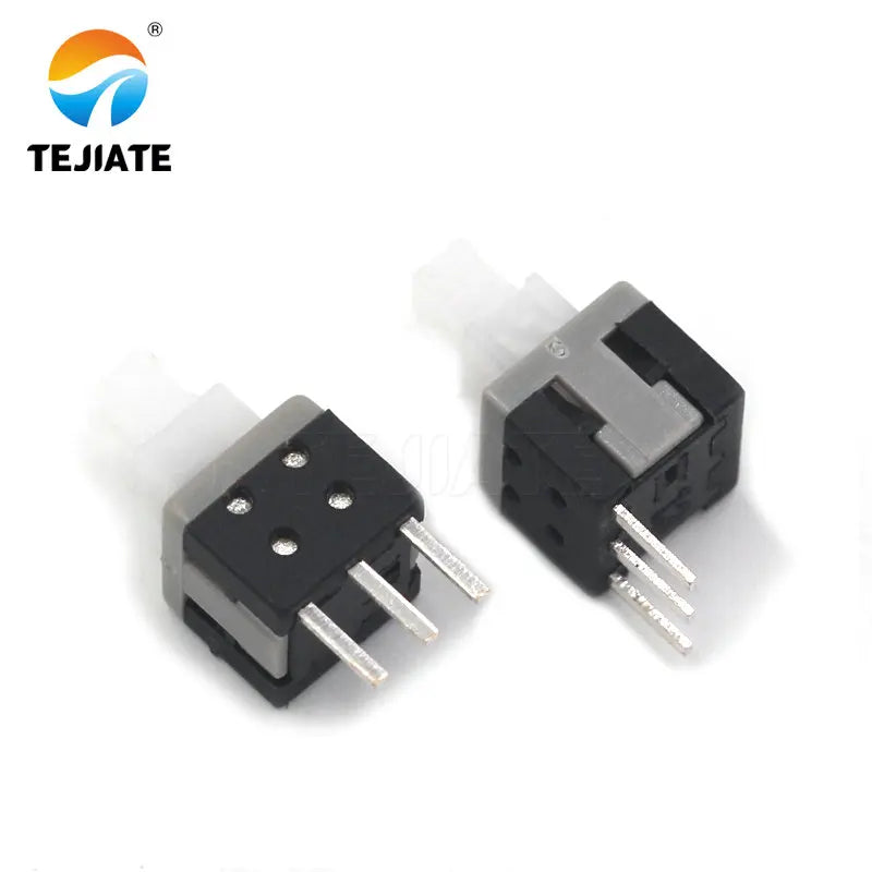 5PCS Button Switch 1/2 Row Needle Key Switch 5.8*5.8 7*7 8*8 8.5*8.5MM Self Locking/No Lock 3/6 Feet Charger Match Electronic