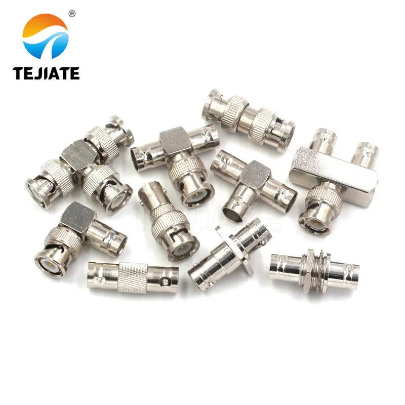 1PCS BNC Type Adapter Double Way/Three Way KKF-KKY-KK-KKK-JJJ-KJK-KKJ-JKW-JJ-JK Q9 RF Connector Male/Female Header Flange