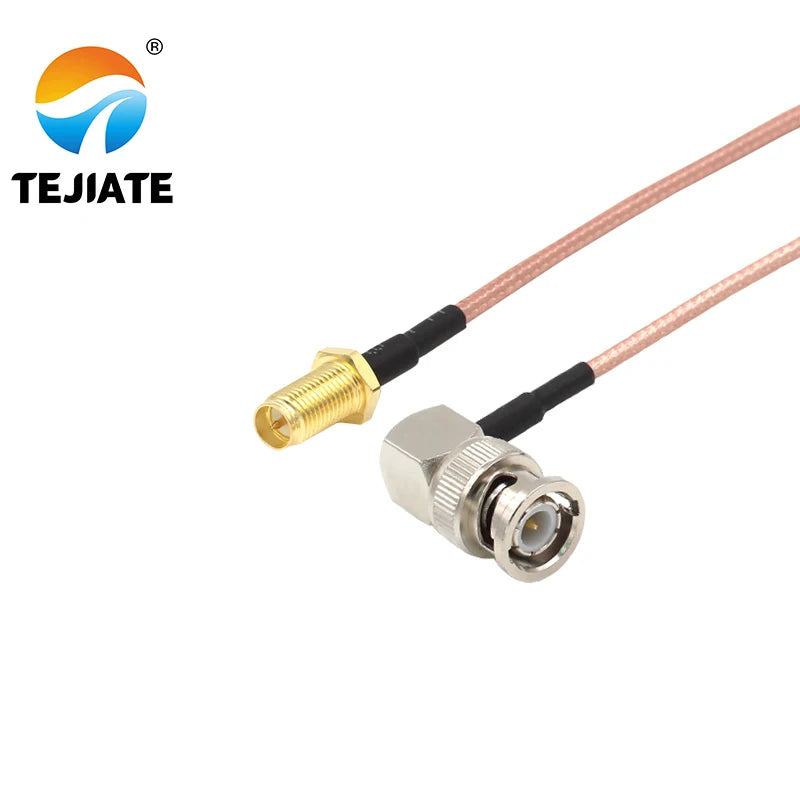 1PCS TEJIATE Adapter Cable BNC To RPSMA Type BNC-JW Convert RPSMA-KY 8-90CM 1M 1.5M 2M Length Connector RG316 Wire