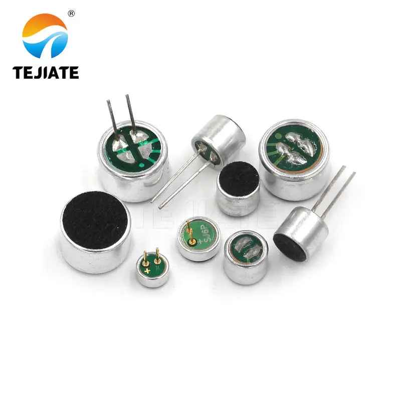 5PCS Microphone 6*5MM 9*7MM 6*2.2MM 4.5*2.2MM Condenser Electret-microphone 52DB Cartridge-microphone With Pin