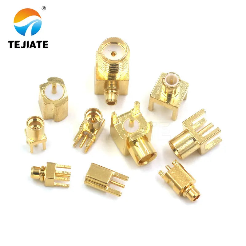1PCS MCX MMCX KE-KWE-JE-JEF Connector Male/Female Base Straight Angle Bent Header Four Feet Welding PCB Socker Adapter