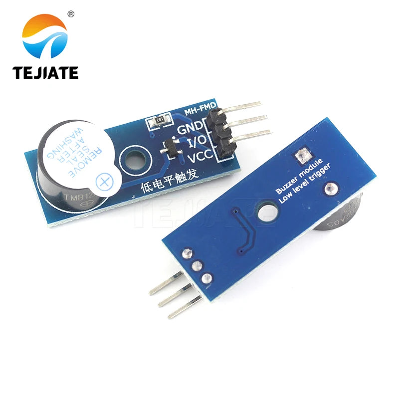 1PCS TEJIATE Buzzer With Without Shock Source KY-006 Buzzers Module Low Level Trigger Control Board Toy Smart Car Sound Sensor