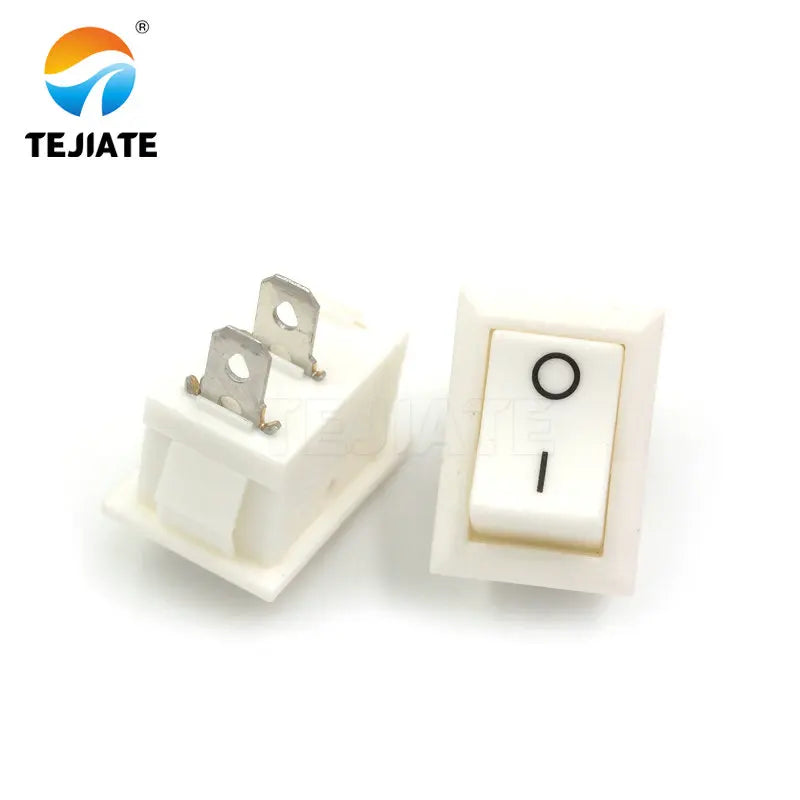 10PCS Boat Type Switch KCD1-1 Water Dispenser Electronic Scale Ship Shaped Rocker Power Button Toggle Microswitch 2 Feet 2 Gear