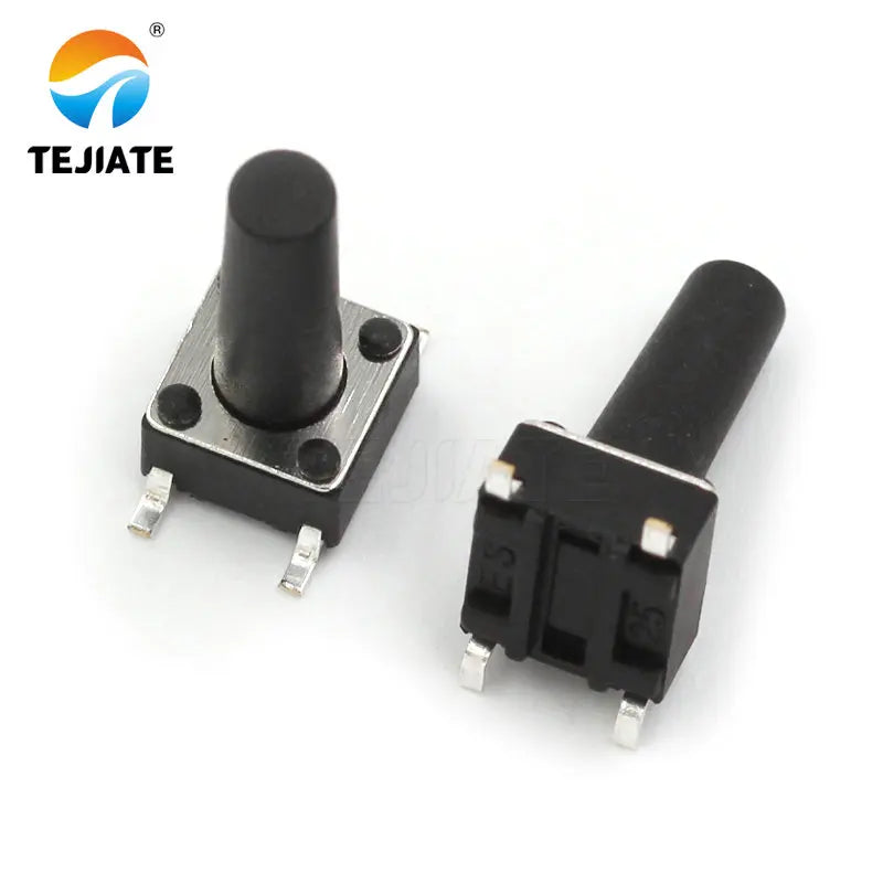 100PCS Patch DIP Microswitch Tact Switch Press Button Switch Key Switch 6*6*4.3/4.5/5/6/7/8/9/10/11/12/13/14MM 4 legs