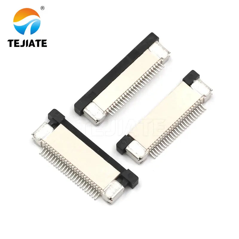 10PCS FFC/FPC Connector Flat Cable Socket 0.5MM Adapter 20/22/24/26/28/30/32/34/40/45/50/54/60P Up Drawer Type Plug Kit