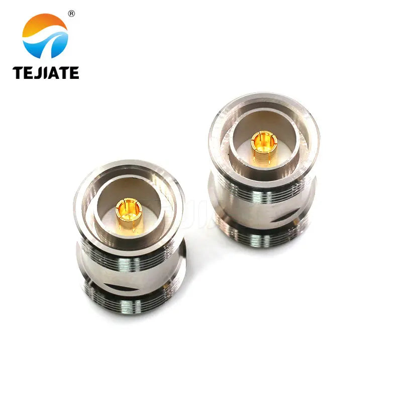 1PCS RF Adapter Double Way Connector Male/Female Header L29/DIN N/DIN N/L29 KK JK KJ  All Copper Green Product