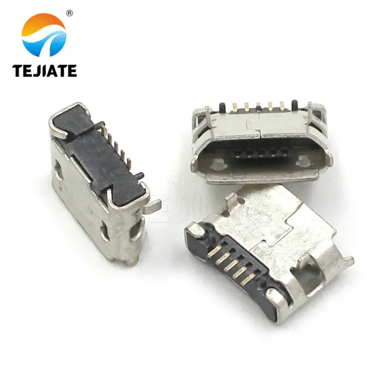 10PCS Micro-USB Socket MK5P Female-socket/Male-plug Paster/Straight-insert Type Plug-in Interface
