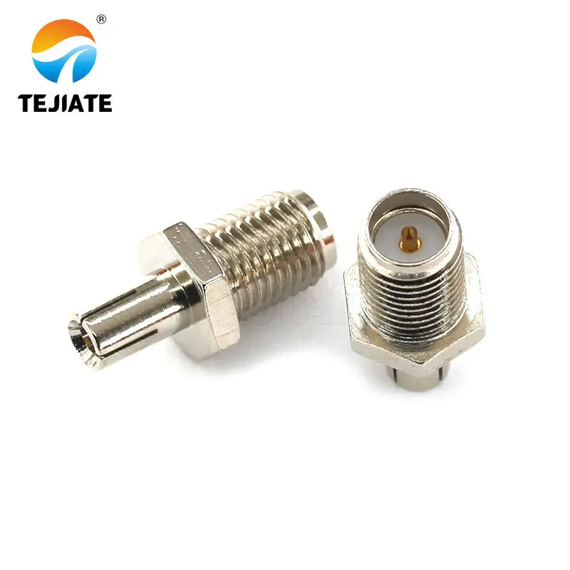 1PCS RF Coaxial Connector SMA-K-KRP-J To TS9-J  Adapter Bent Header Antenna Terminal Gold/Nickel Plated