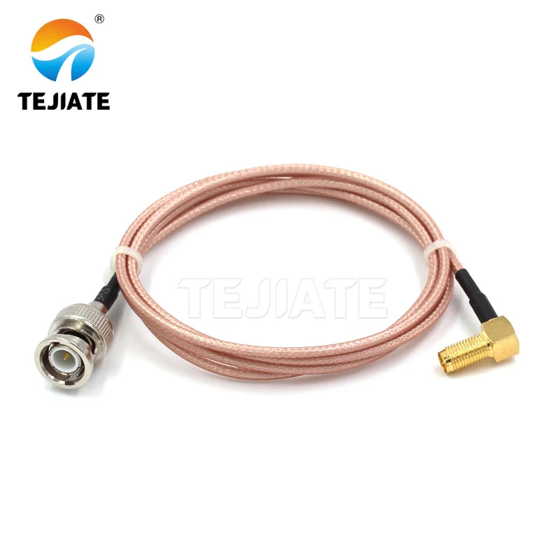 1PCS TEJIATE Adapter Cable BNC To RPSMA Type BNC-J Convert RPSMA-KW 8-90CM 1M 1.5M 2M Length Connector RG316 Wire