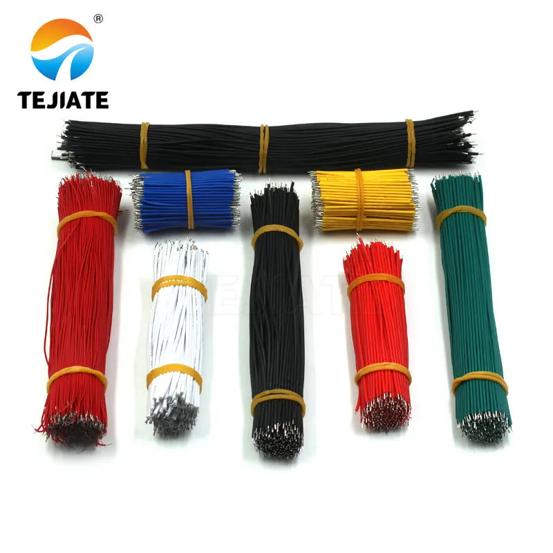 50PCS 22/24AWG 10/15/20CM Jumper-wire Welding-wire Conducting-wire Electronic Connecting-wire Tin-plated