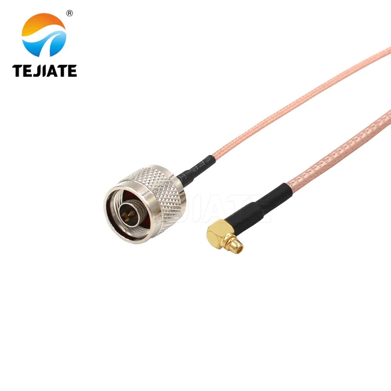 1PCS TEJIATE Adapter Cable N To MMCX Type NJ Convert MMCXJW 8-90CM 1M 1.5M 2M Length Connector RG316 Wire