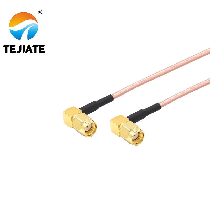 1PCS TEJIATE Adapter Cable RPSMA To RPSMA Type RPSMA-JW Convert RPSMA-JW 8-90CM 1M 1.5M 2M Length Connector RG316 Wire