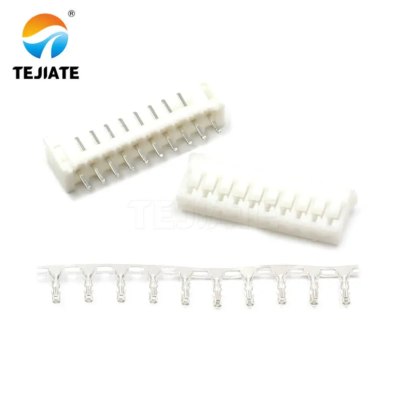 50PCS PH2.0MM Connector 2/3/4/5/6/7/8/9/10/12P Adapter Ternimal Straight Pin Base+Plug+Reed