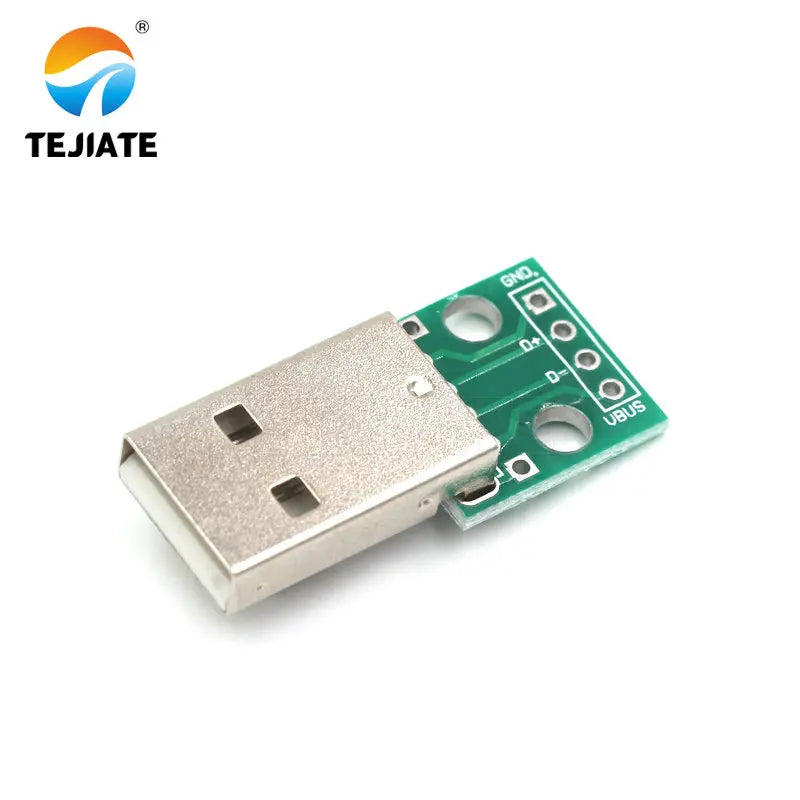1PCS MK5P TYPE-C MINI-5P USB2.0/3.0 To DIP Adapter Board Micro USB Power Data-cable Welded Module