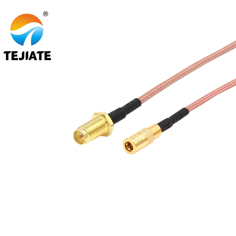 1PCS TEJIATE Adapter Cable SMB To RPSMA Type SMB-K Convert RPSMA-KY 8-90CM 1M 1.5M 2M Length Connector RG316 Wire
