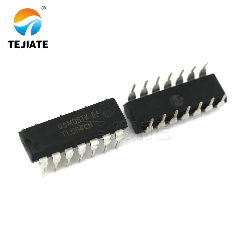 10pcs TL084CN TL084 JFET-INPUT OPERATIONAL AMPLIFIERS DIP-14