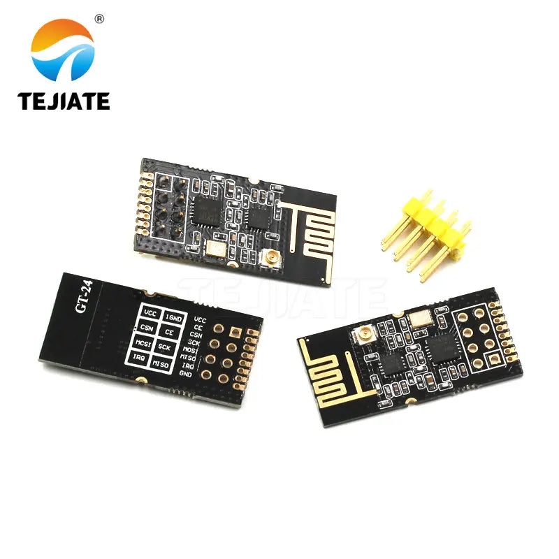 1PCS Industrial Grade GT-24 Data Transmission Wireless Module 2.4G NRF24L01 + PA+ LNA SMD Memory Modular Unit Longdistance 1100M