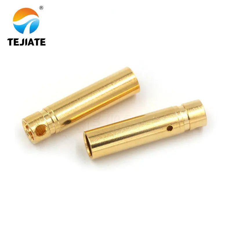 10PCS 2.0 3.5 4.0 5.5MM Banana Plug Aircraft Model 30/45/100A Gold-plated 7U Multi Axis Connector For Electric Model Motor