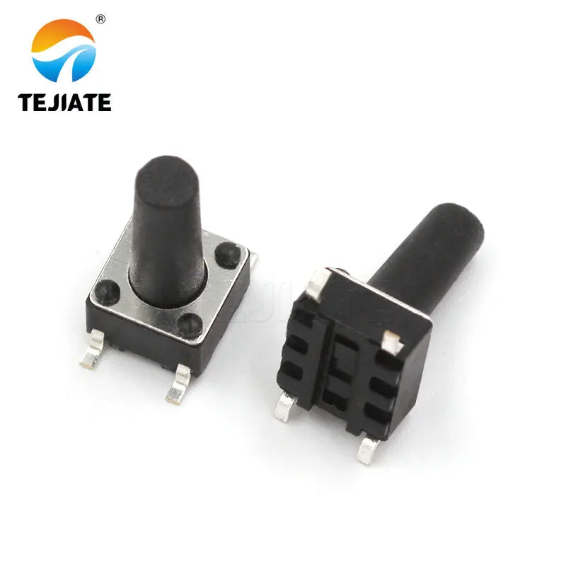 100PCS Patch DIP Microswitch Tact Switch Press Button Switch Key Switch 6*6*4.3/4.5/5/6/7/8/9/10/11/12/13/14MM 4 legs