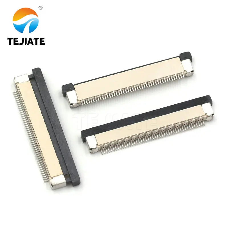 10PCS FFC/FPC Connector Flat Cable Socket 0.5MM Adapter 22/24/26/28/30/32/34/40/45/50/54/60P Down Drawer Type Plug Kit