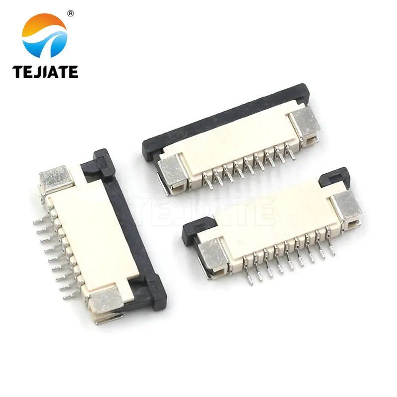 10PCS FFC/FPC Connector Flat Cable Socket 1.0MM Adapter 4/5/6/8/9/10/12/14/15P Up Drawer Type Plug Kit