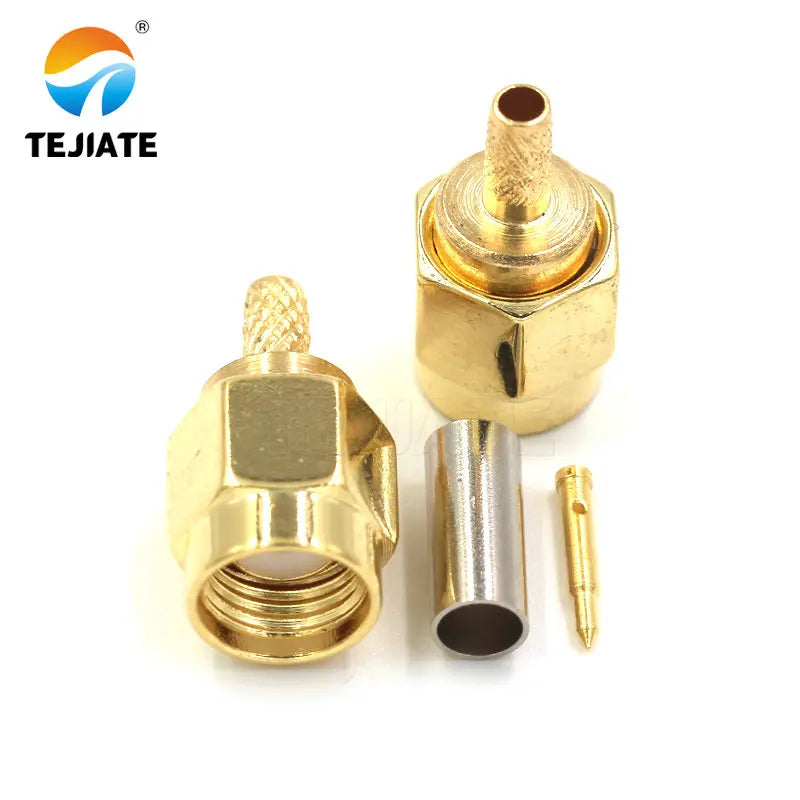 1PCS SMA RPSMA J/JW/KF/KY/KYW-1.5 Crimp Feeder Connector Power Test Adapter Match For RG316