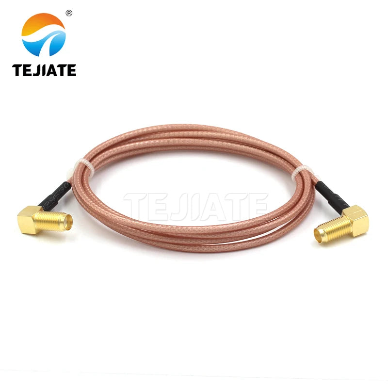 1PCS TEJIATE Adapter Cable SMA To SMA Type SMA-KW Convert SMA-KW 8-90CM 1M 1.5M 2M Length Connector RG316 Wire