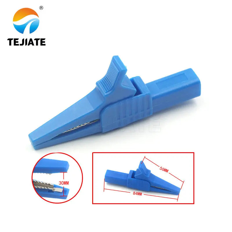 1PCS Alligator Clip Sheath Clip Small Battery Wire Power Clip Grounding Test Clip Gun Type Alligator Clip Test Line All Copper