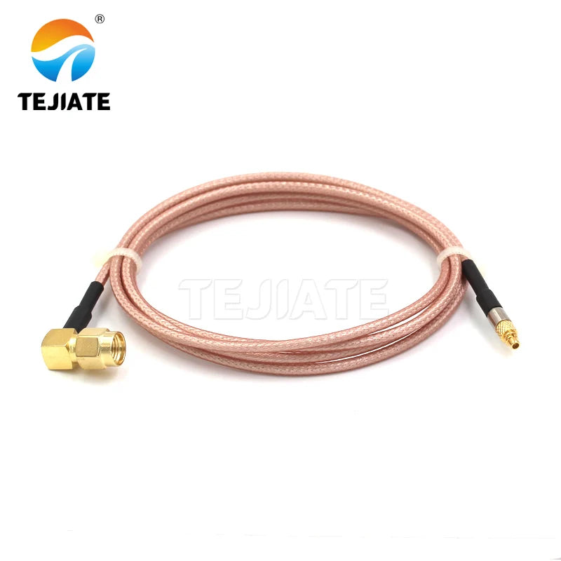 1PCS TEJIATE Adapter Cable MMCX To RPSMA Type MMCX-J Convert RPSMA-JW 8-90CM 1M 1.5M 2M Length Connector RG316 Wire