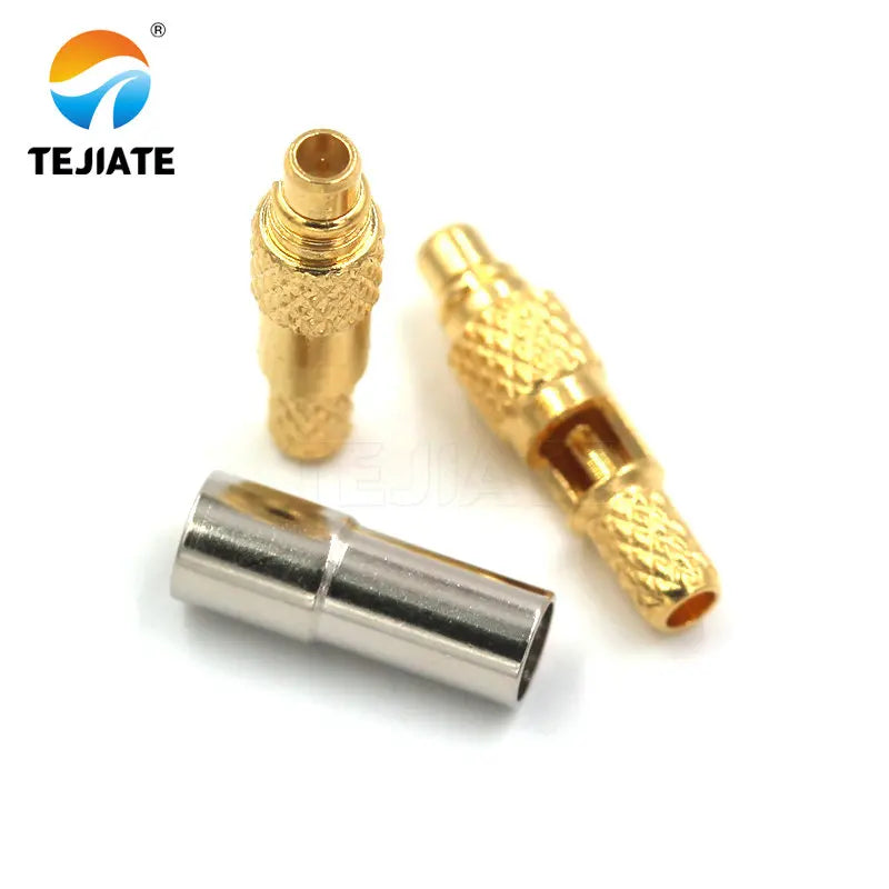 1PCS MMCX-J-K-JW-1.5 Feeder Connector Inner Pin Crimping Adapter Match For RG316 Bent Header