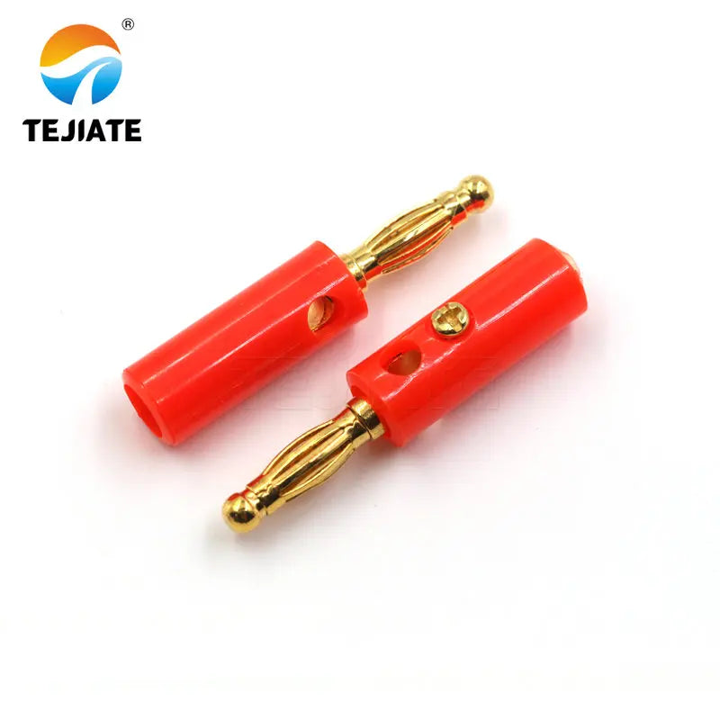 10PCS Banana Binding Post 4MM Lantern Head Test Terminal Tetrahedral Plug/Socket Power Adapter Electronic Connector