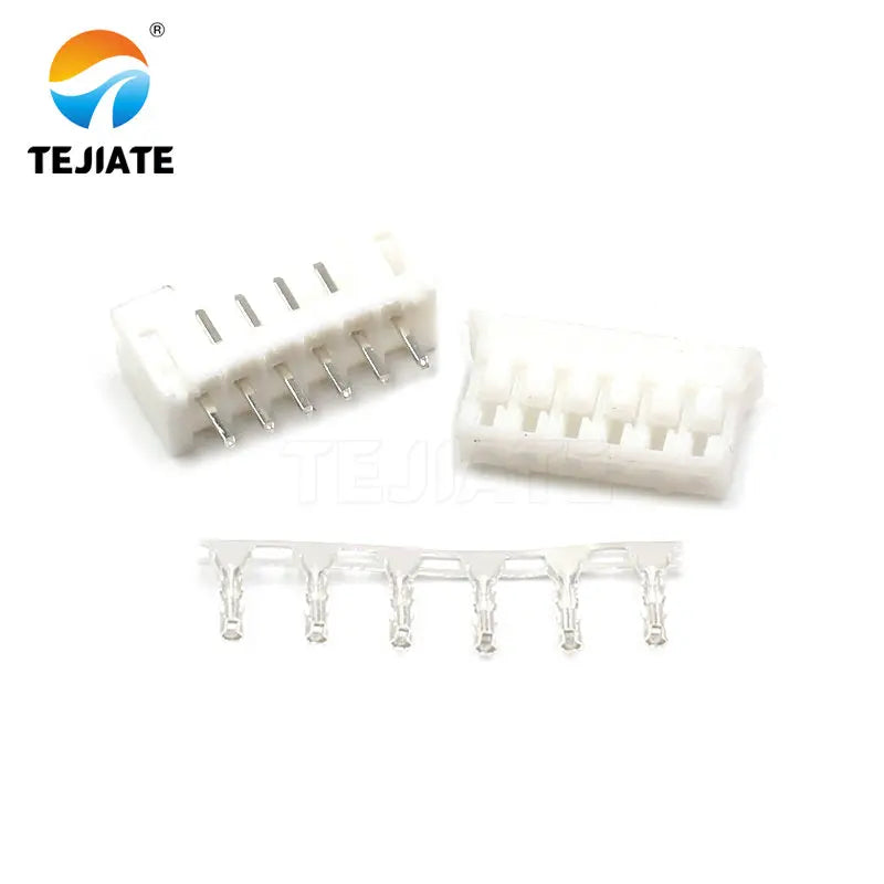 50PCS PH2.0MM Connector 2/3/4/5/6/7/8/9/10/12P Adapter Ternimal Straight Pin Base+Plug+Reed