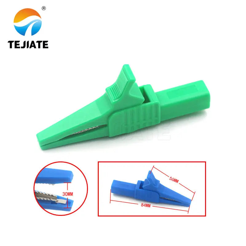 1PCS Alligator Clip Sheath Clip Small Battery Wire Power Clip Grounding Test Clip Gun Type Alligator Clip Test Line All Copper