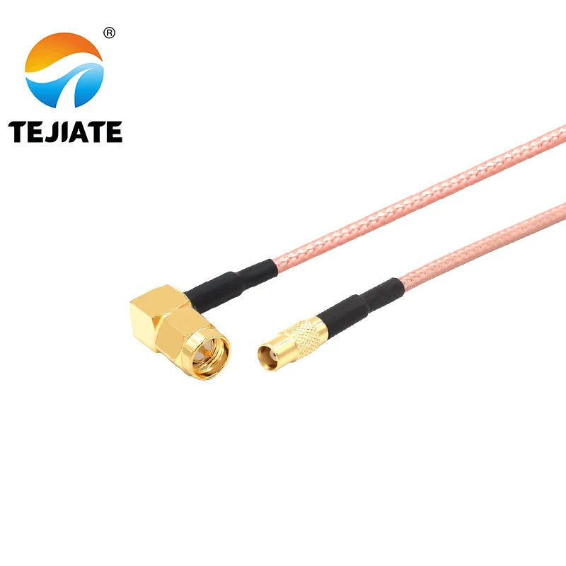 1PCS TEJIATE Adapter Cable MCX To SMA MCX-K Convert SMA-JW 8-90CM 1M 1.5M 2M Length Connector RG316 Wire