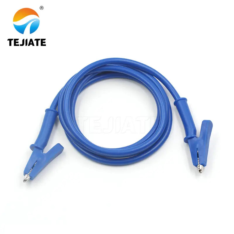 1PCS Double Header Alligator Clip Power Test Line High Voltage Experimental Wire Component