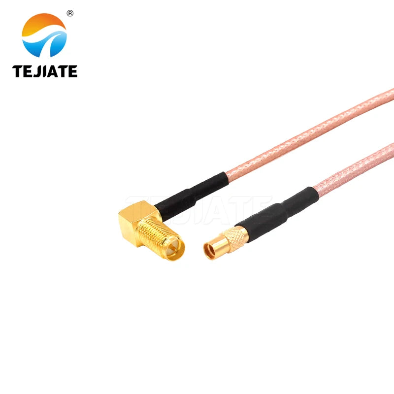 1PCS TEJIATE Adapter Cable MMCX To RPSMA Type MMCX-K Convert RPSMA-KW 8-90CM 1M 1.5M 2M Length Connector RG316 Wire