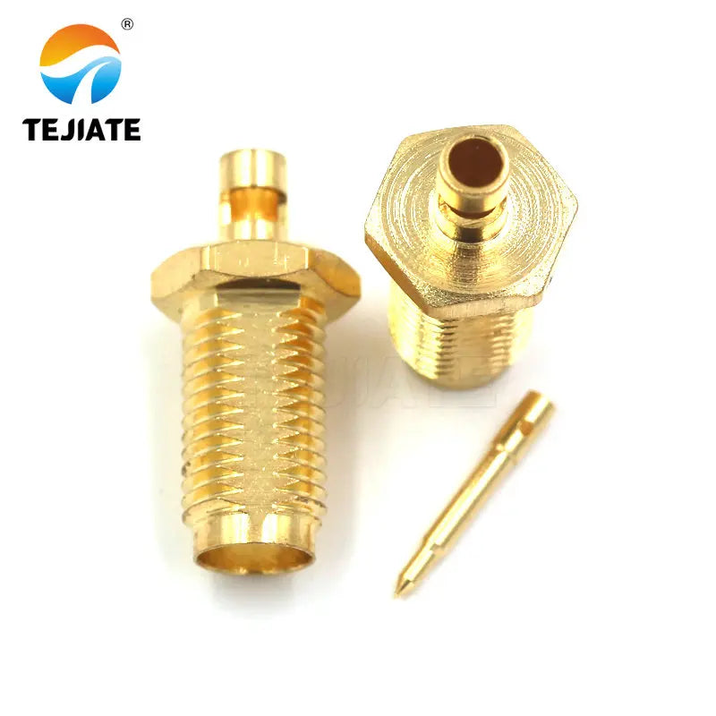 1PCS RPSMA KF/KY-1.5 Crimp Feeder Connector Power Test Adapter Match For RG316