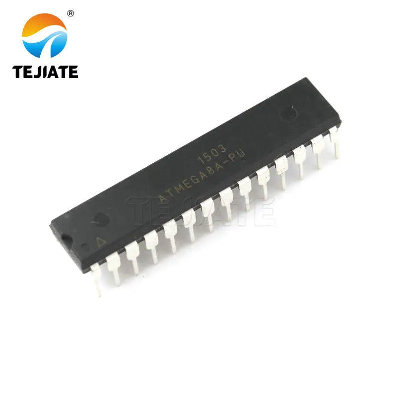 2PCS ATMEGA8L-8AU  QFP-32 ATMEGA8A-PU DIP-28 8-bit with 8K Bytes In-System Programmable Flash ATMEGA8A-PU DIP Original IC