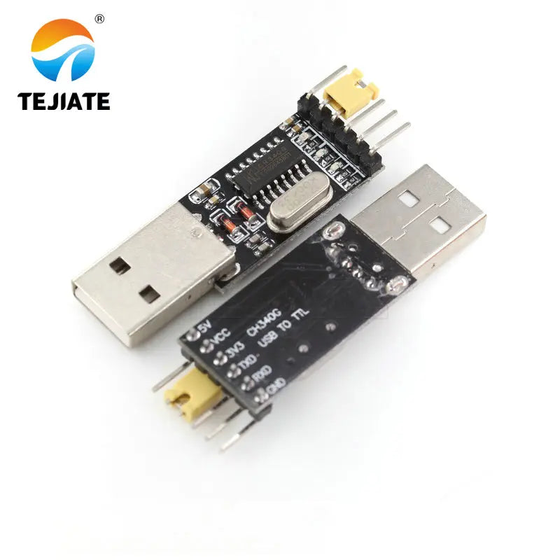 1PCS CH340 module USB to TTL CH340G upgrade download a small wire brush plate microcontroller board USB to serial TEJIATE