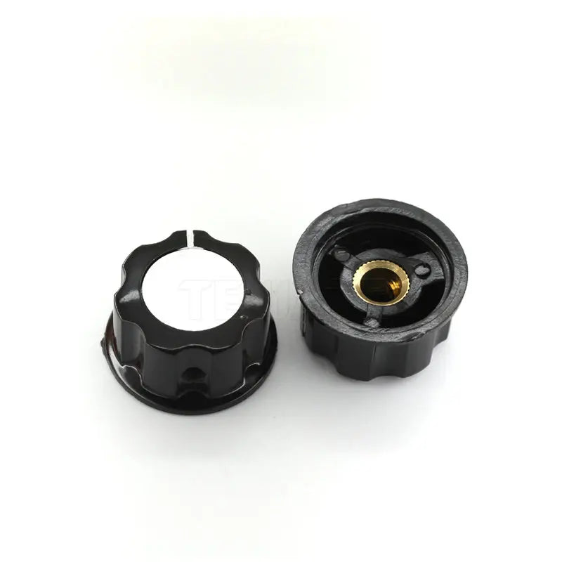 10pcs MF-A03 Potentiometer Knob Cap Inner 6.35mm 15x28mm Rotary Switch Bakelite Knob for RV24 3590S WHT118 WX050